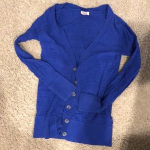 Mossimo blue cardigan